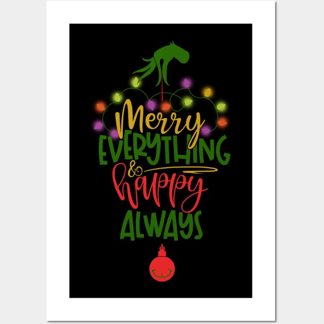 Merry Grinchmas Wall Art by T-shirt Factory